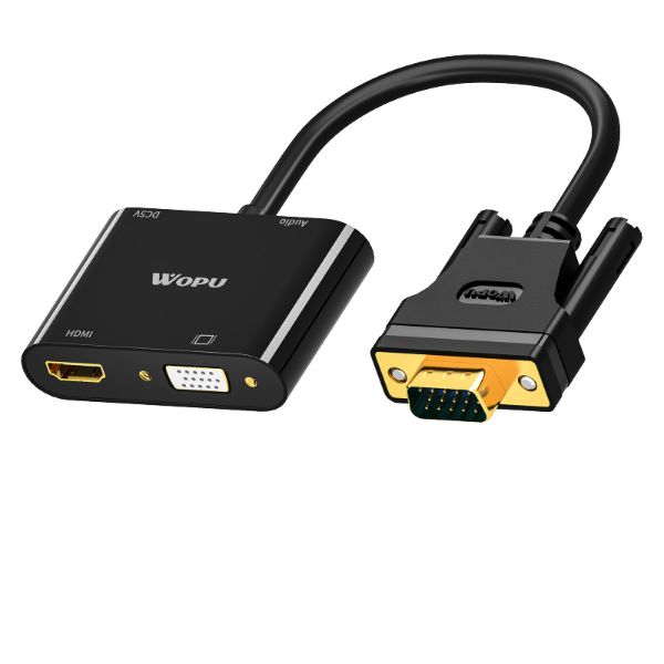 VGA 转 HDMI+VGA 转换器